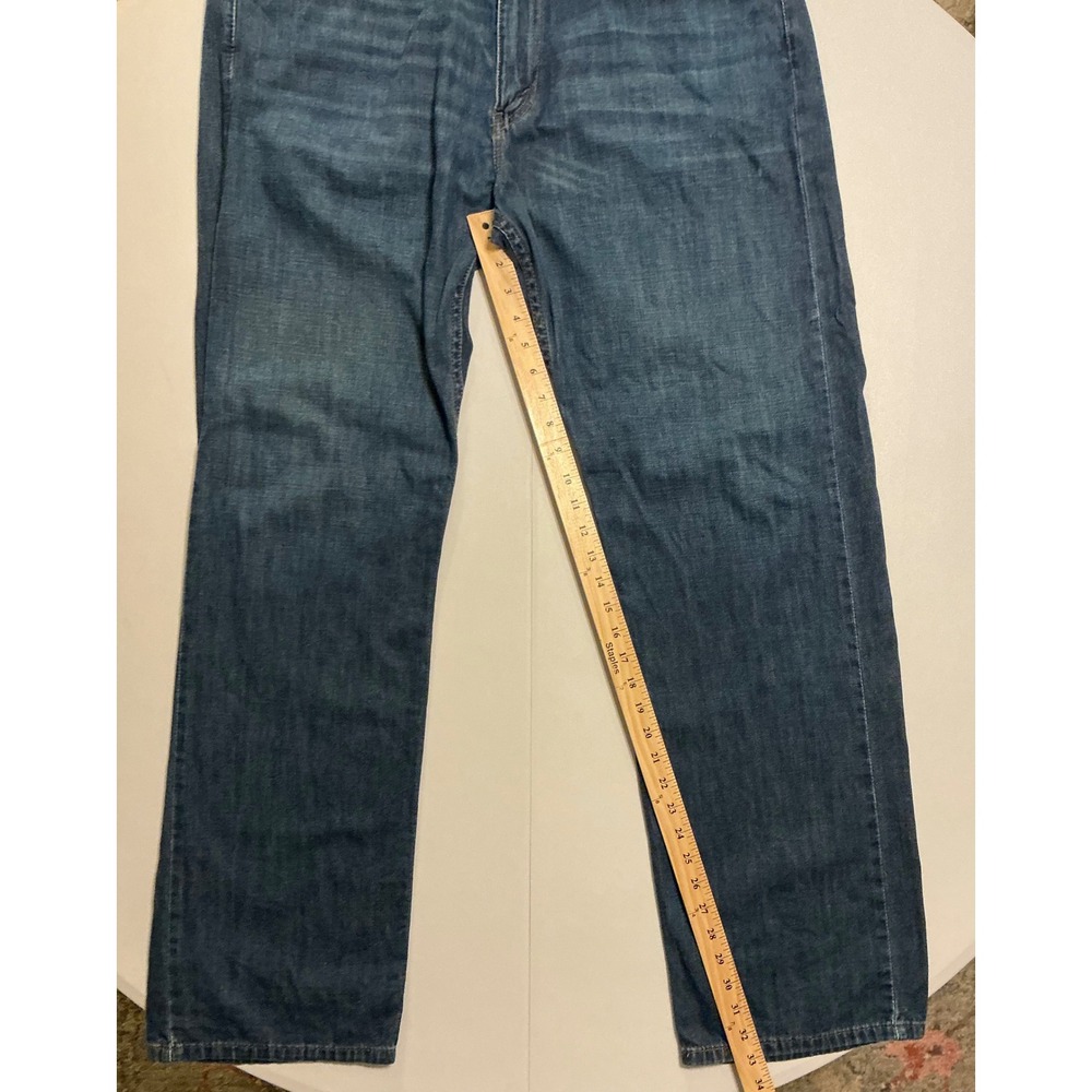 VTG Y2K Levis 569 Baggy Wide Leg Loose Straight Jeans Mens 38x34 (fits 40x33) - Picture 5 of 7